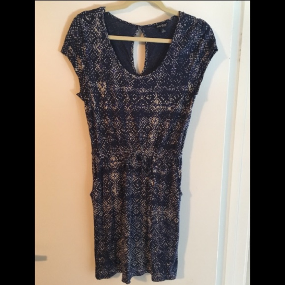 Lucky brand drawstring waist dress